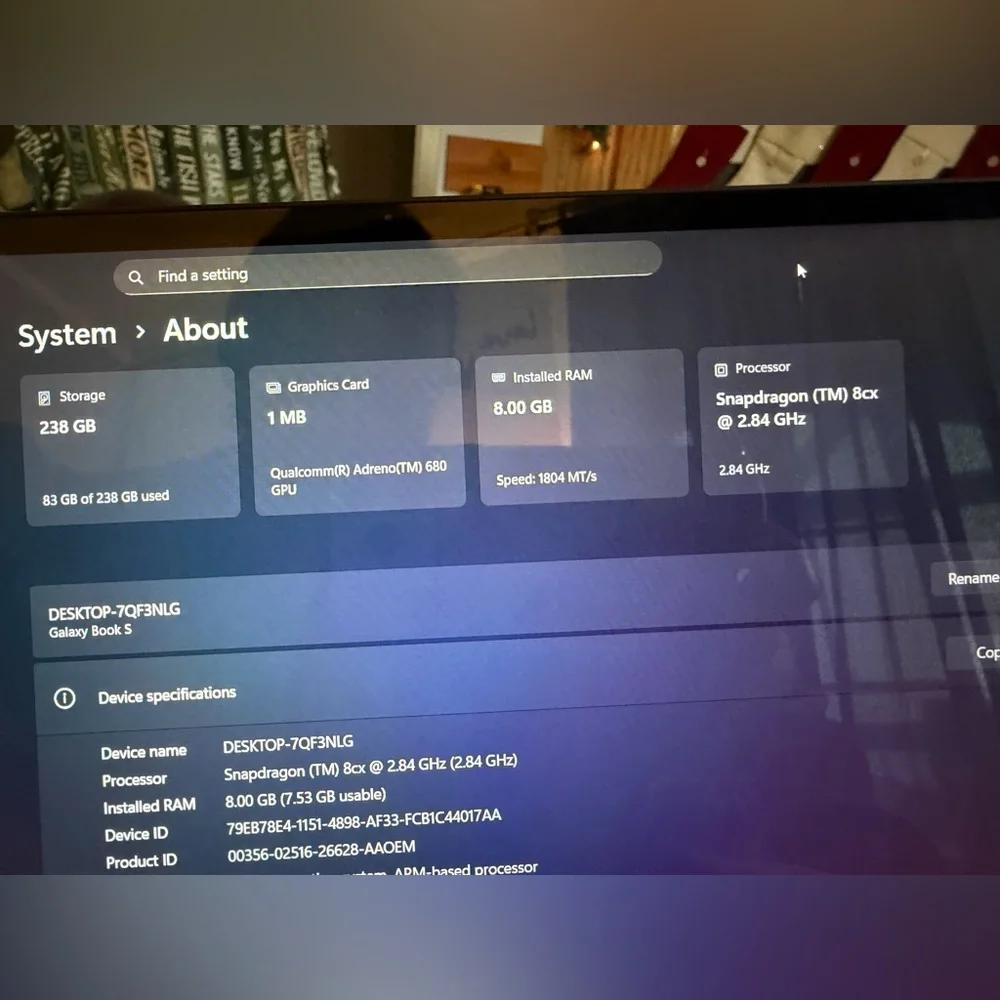 Samsung Galaxy S Notebook - Gray/Black Laptop